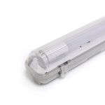 Noxion LED Waterdichte Montagebalk Behuizing Poseidon V2.0 | incl. 1x Noxion LED Buis T8 Standard Output 9W 900lm - 840 Koel Wit - 60cm